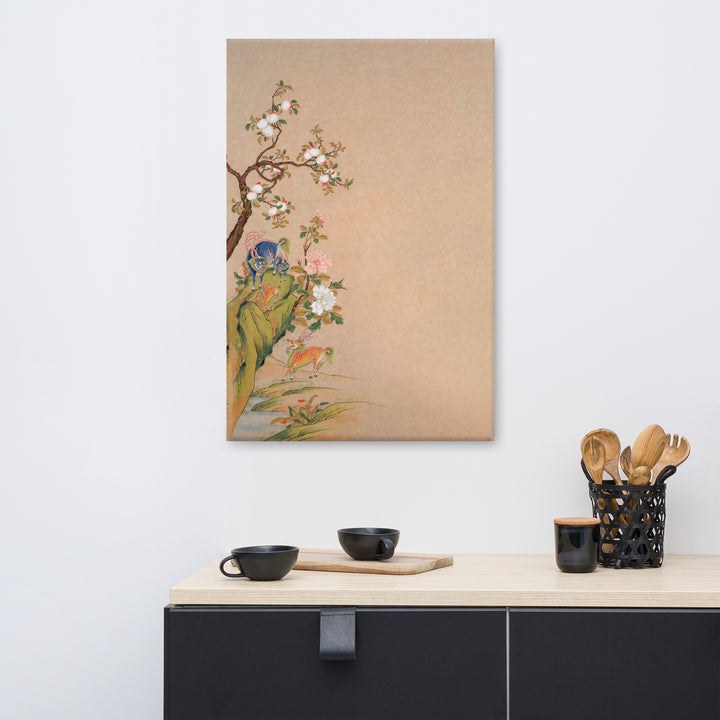 Leinwand - Phantastische Tierwesen des Glücks und der Harmonie - links