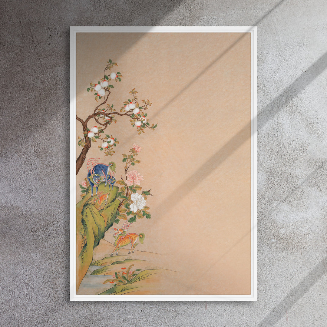 Leinwand - Phantastische Tierwesen des Glücks und der Harmonie - links