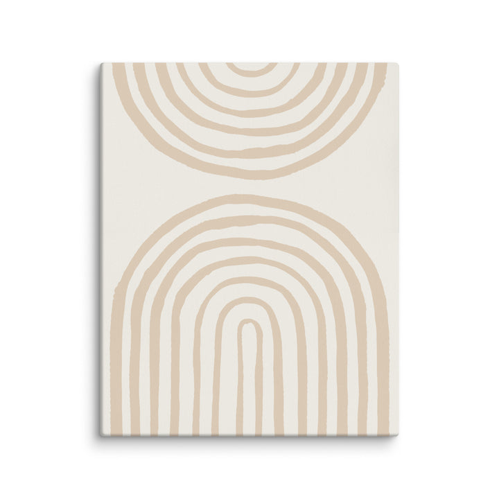 Leinwand - Spiral Arches Beige
