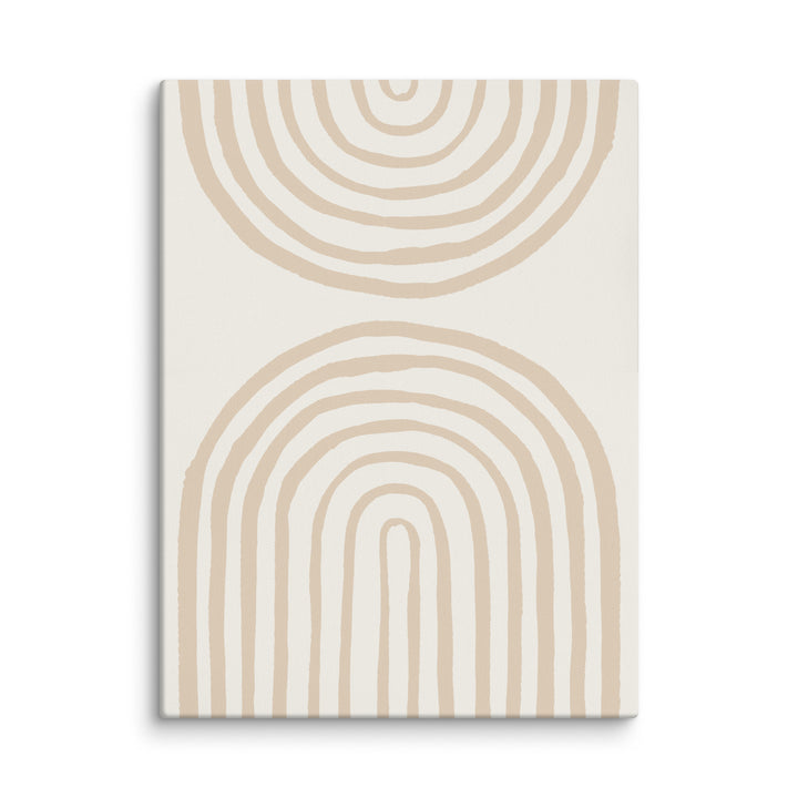 Leinwand - Spiral Arches Beige