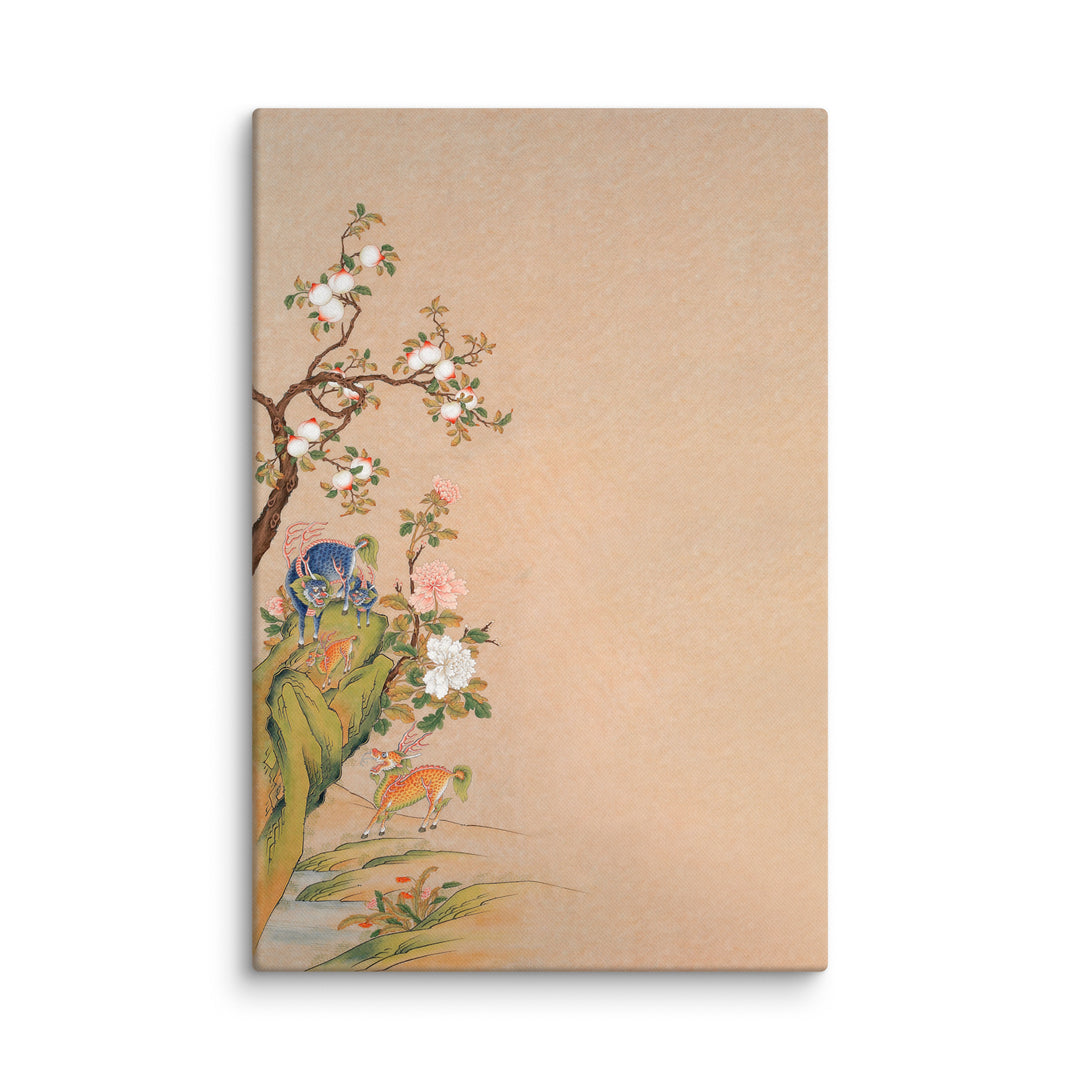 Leinwand - Phantastische Tierwesen des Glücks und der Harmonie - links