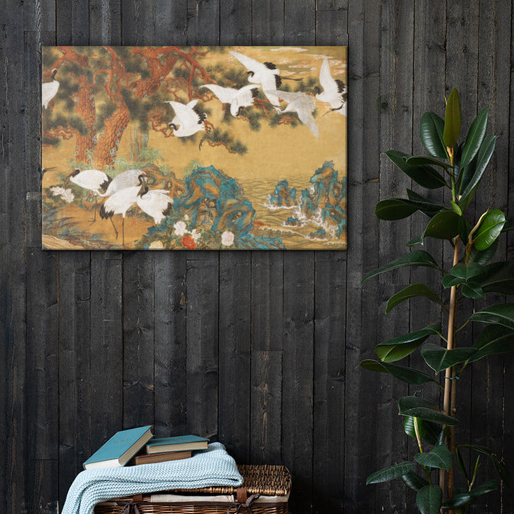 canvas-_in_-24x36-lifestyle-1--weisse-kraniche-aus-dem-changdeokgung-palast_06d2d9ab-2fff-46a1-a039-bc587fb7e216
