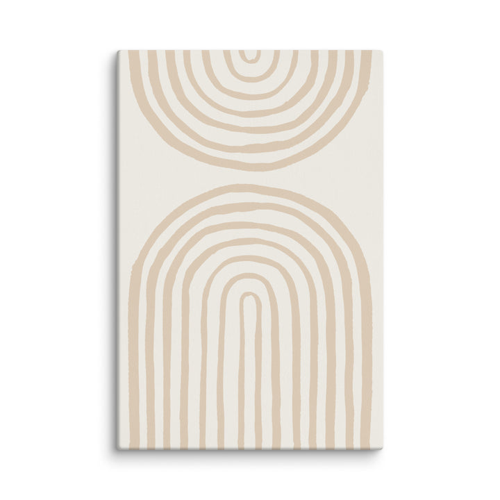 Leinwand - Spiral Arches Beige