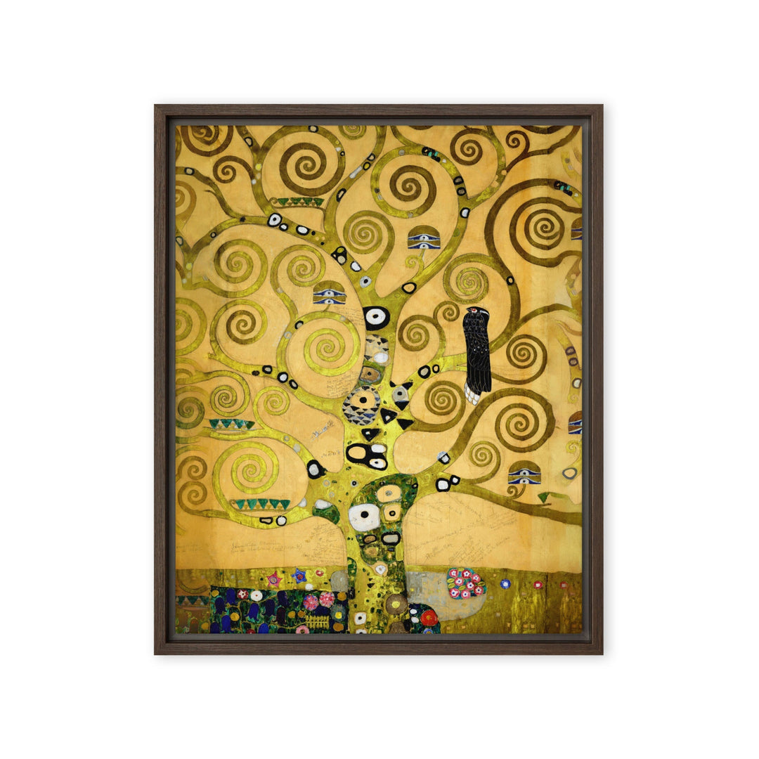 Canvas - Gustav Klimt, der Lebensbaum artlia Braun / 16″×20″ artlia