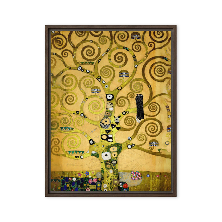 Canvas - Gustav Klimt, der Lebensbaum artlia Braun / 18″×24″ artlia