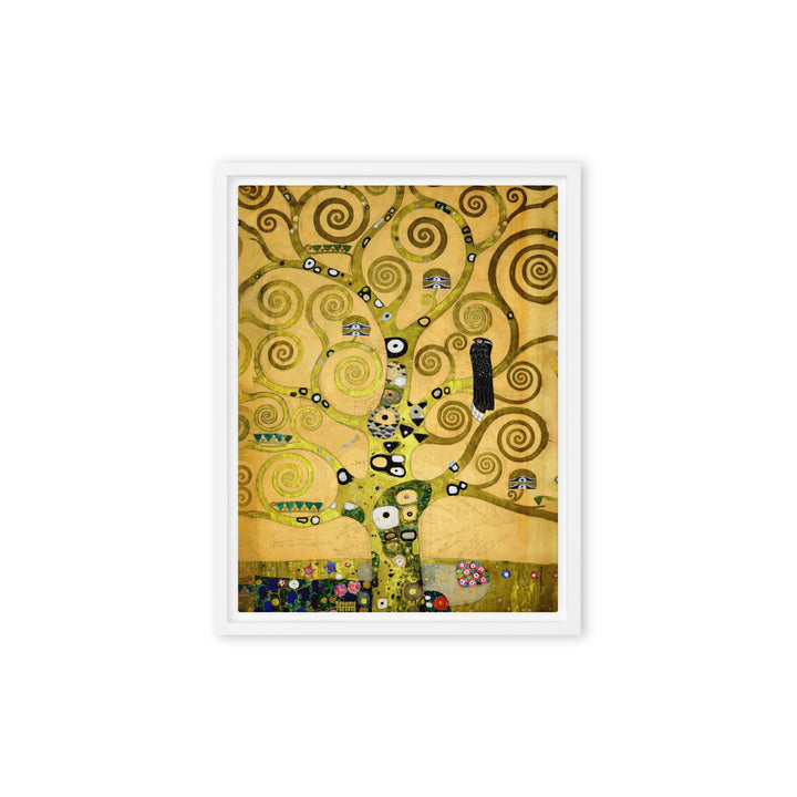 Canvas - Gustav Klimt, der Lebensbaum artlia Weiß / 12″×16″ artlia