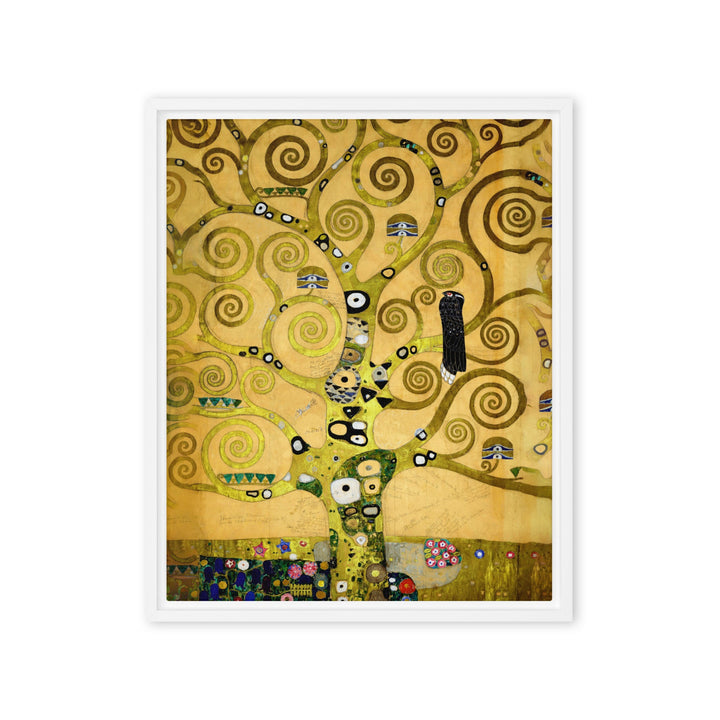 Canvas - Gustav Klimt, der Lebensbaum artlia Weiß / 16″×20″ artlia