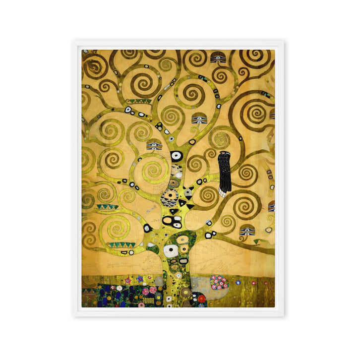 Canvas - Gustav Klimt, der Lebensbaum artlia Weiß / 18″×24″ artlia