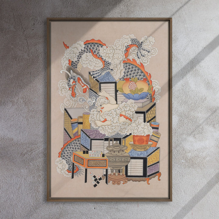 canvas-korean-sehnsucht-nach-wissen-mit-drache-longing-for-knowledge-with-dragon-seungmin-yoon_4_-min
