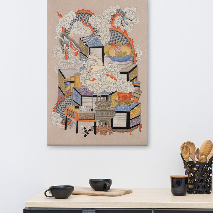 canvas-korean-sehnsucht-nach-wissen-mit-drache-longing-for-knowledge-with-dragon-seungmin-yoon_7_-min