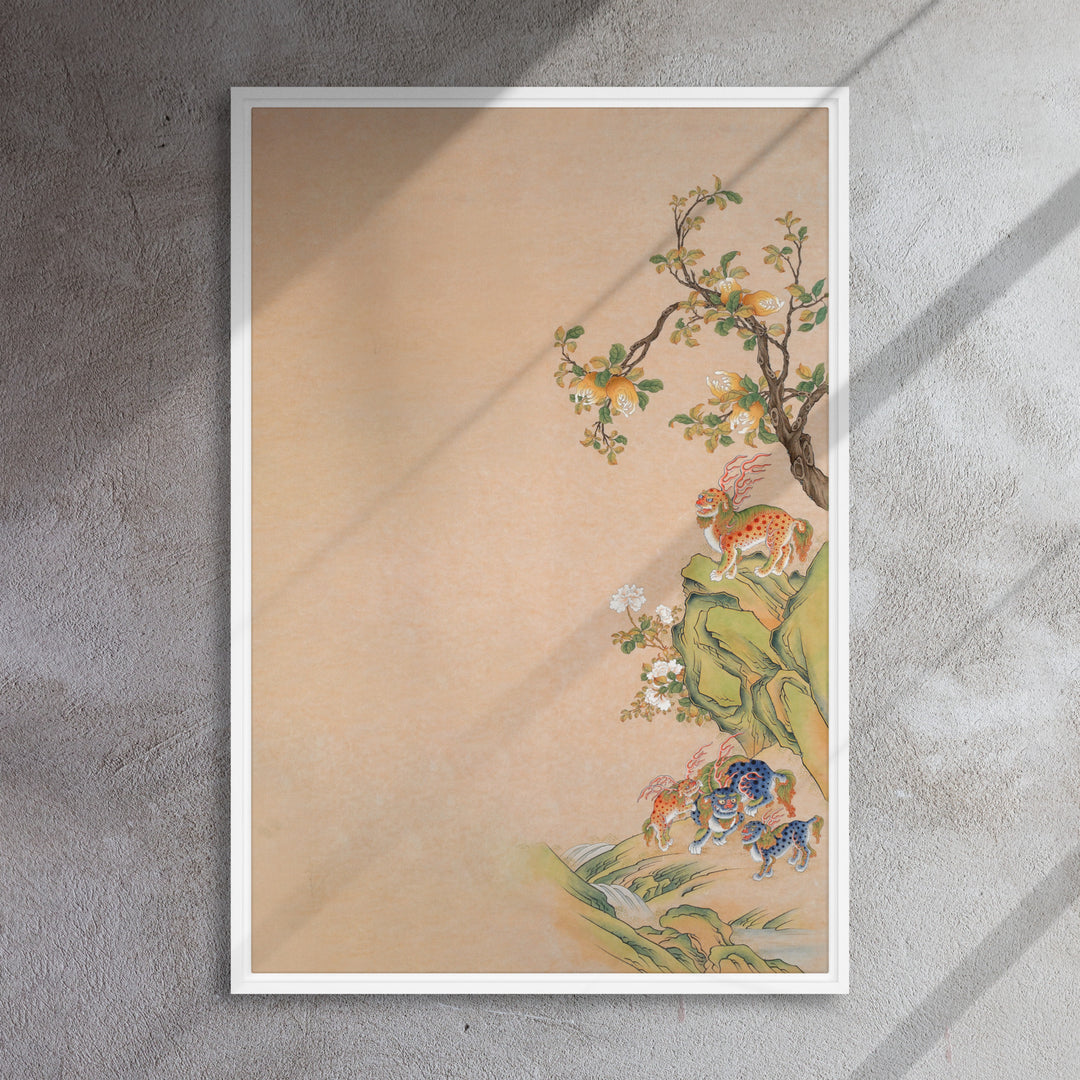 Leinwand - Phantastische Tierwesen des Glücks und der Harmonie - rechts