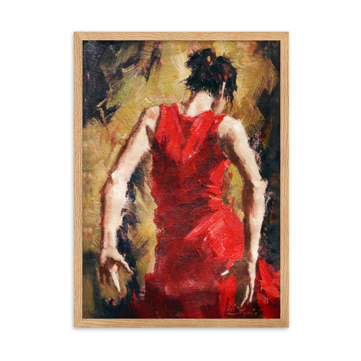 Poster - Tango Woman in Red Dress