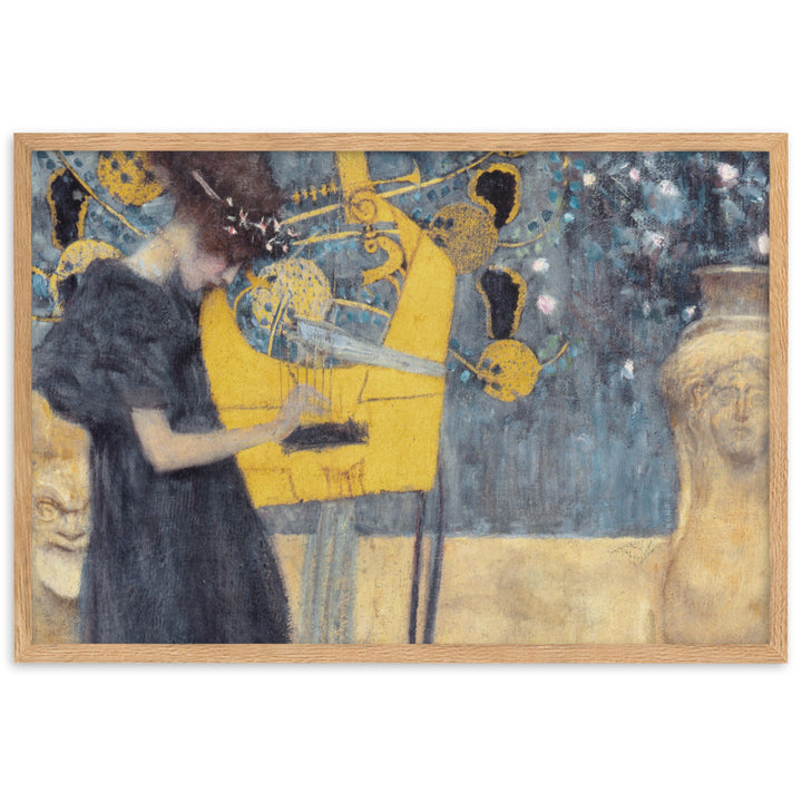Poster - Gustav Klimt, The Music