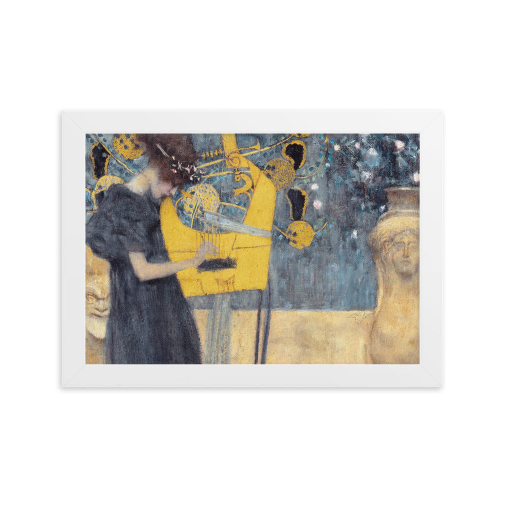 Poster - Gustav Klimt, Die Musik