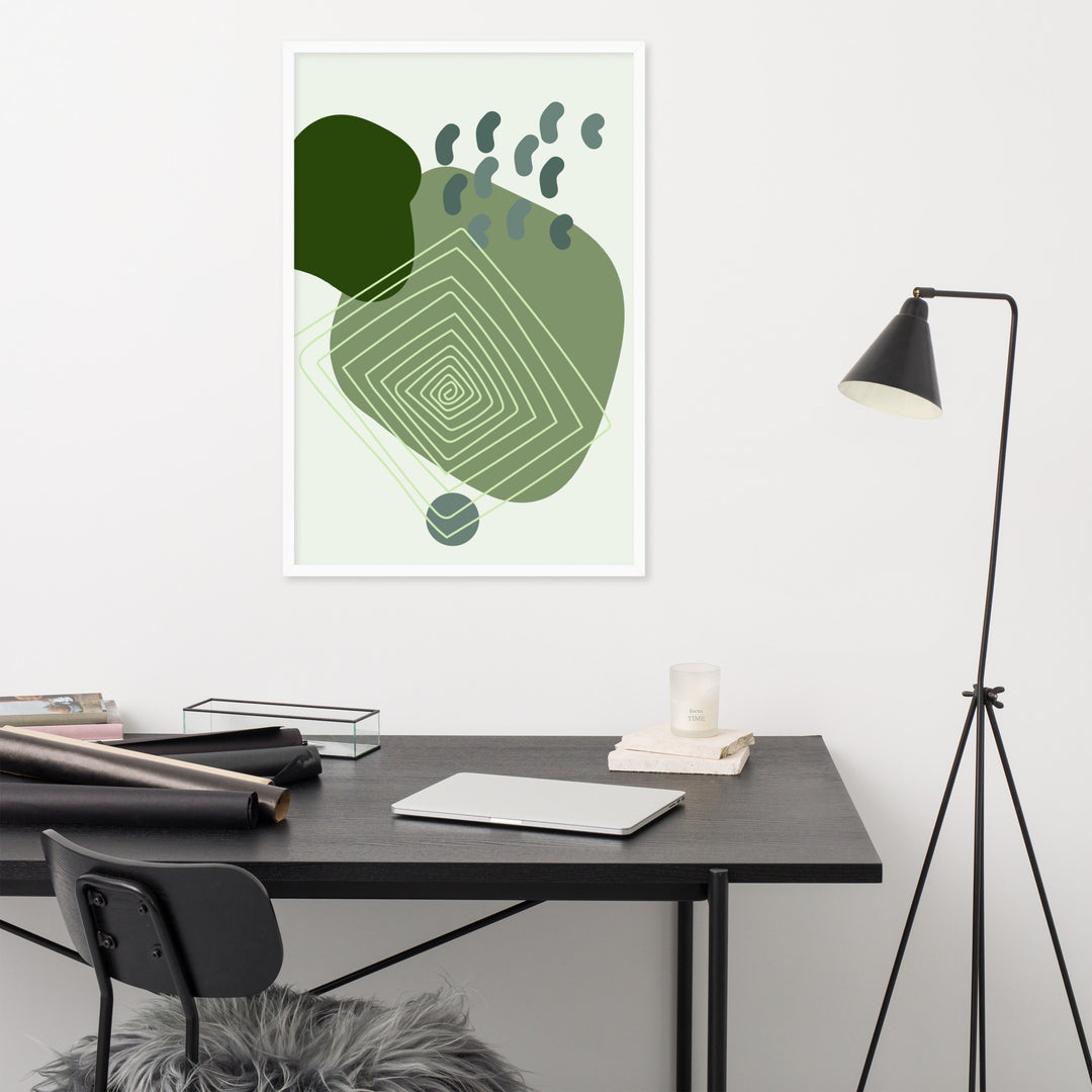 Poster - Spiral Green