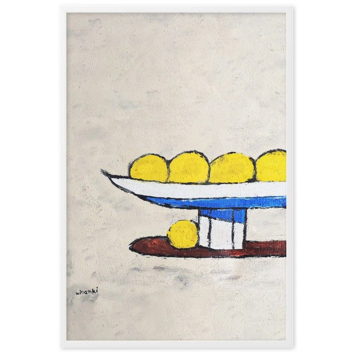 Poster - Whanki Kim, lemons on tray