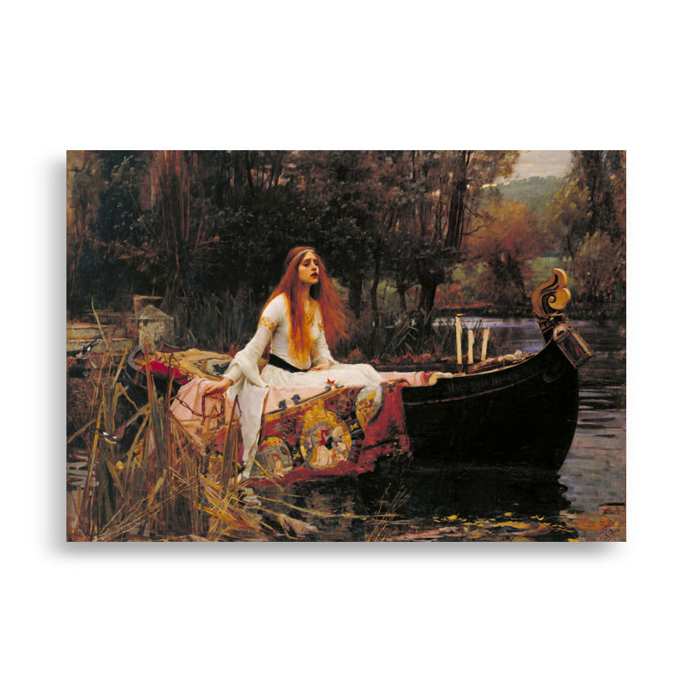 Poster - John William Waterhouse, Die Dame von Shalott