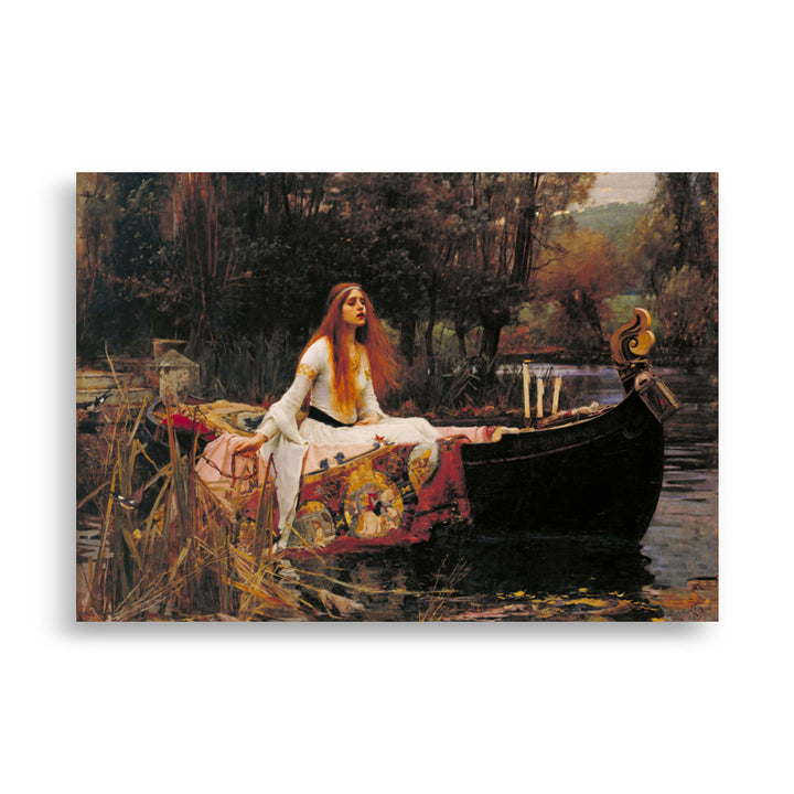 Poster - John William Waterhouse, Die Dame von Shalott
