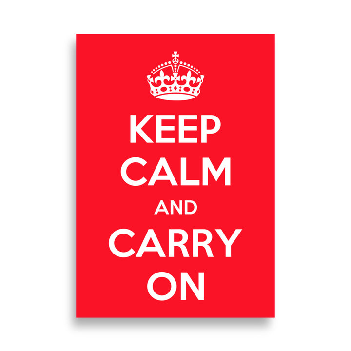 Poster - Keep Calm and Carry on