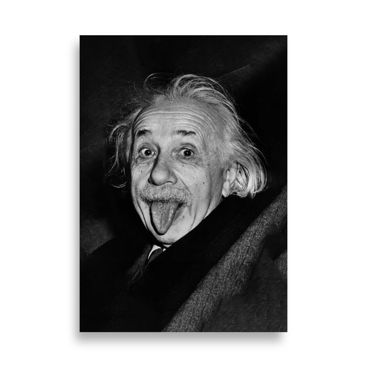 Poster - Albert Einstein Zunge