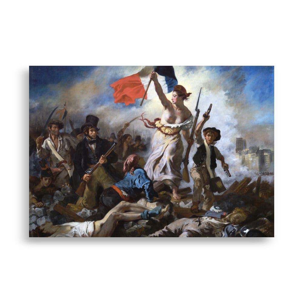 Poster - Eugène Delacroix, Freedom Leads the People