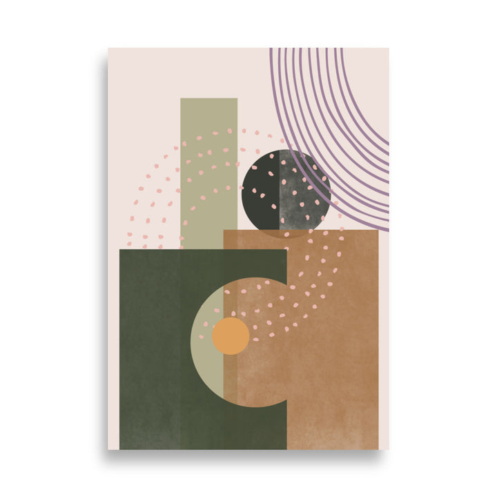 Affiche - Combinaison de cercles