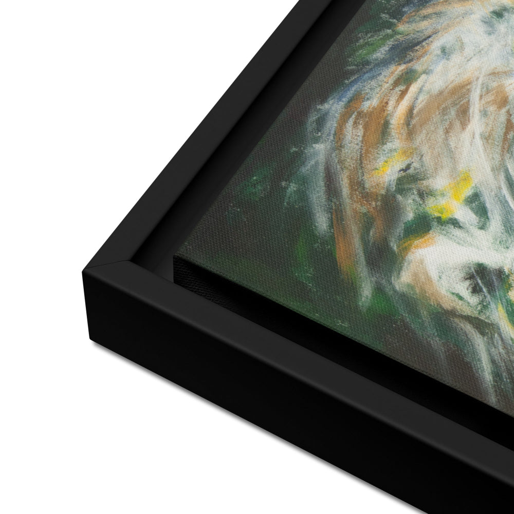 Leinwand - Grüne Löwe, Hyoun Wook Song