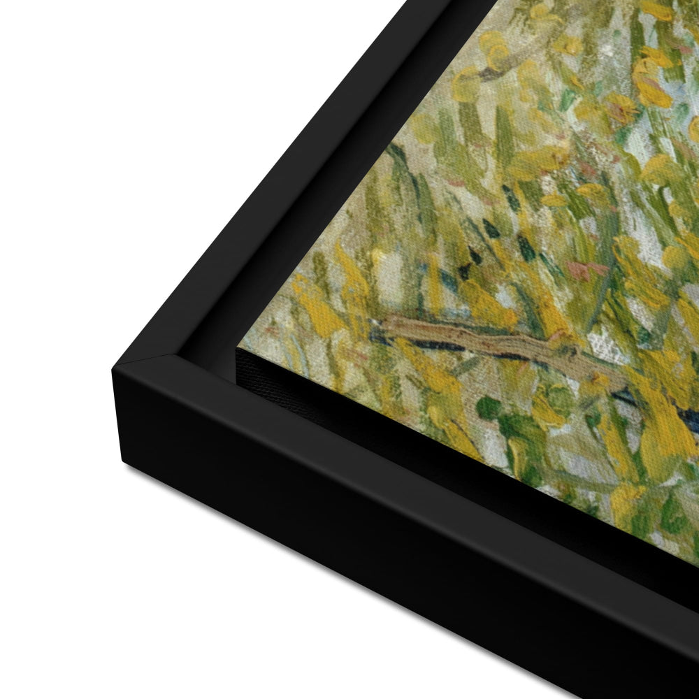 Leinwand - Van Gogh, Seineufer im Frühling an der Pont de Clichy