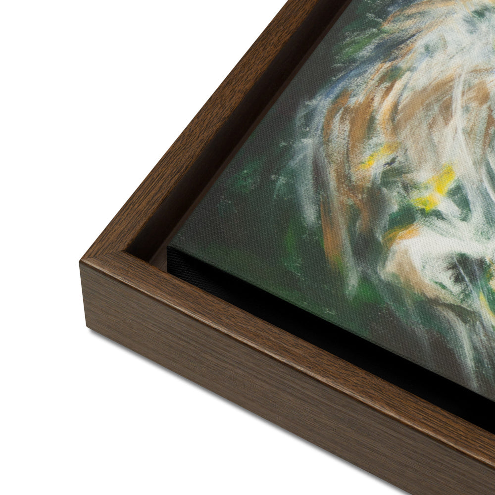 Leinwand - Grüne Löwe, Hyoun Wook Song