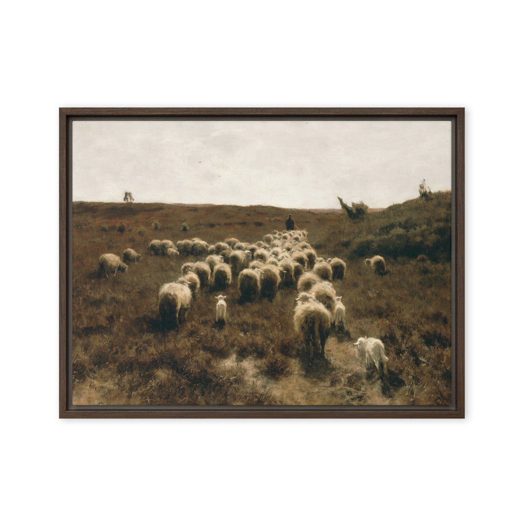 Leinwand - Anton Mauve, The Return of the Flock, Laren