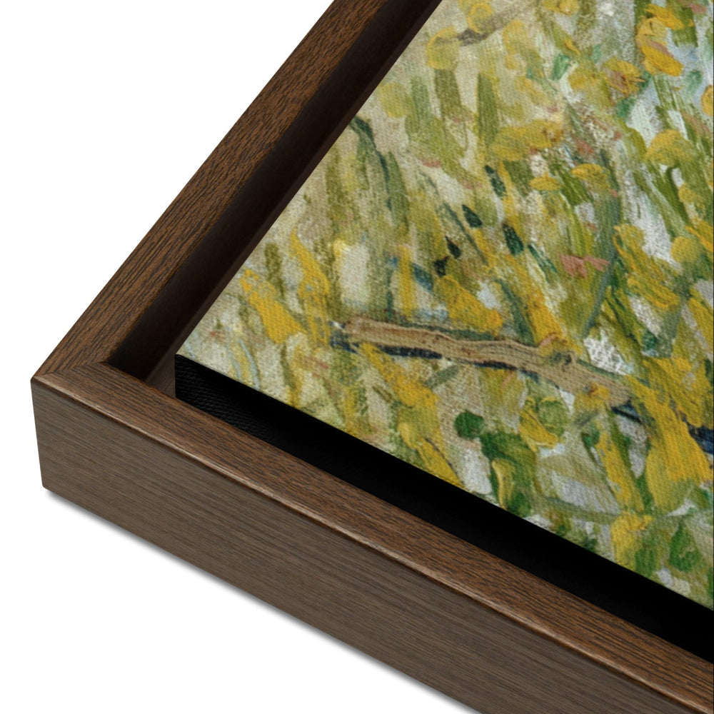 Leinwand - Van Gogh, Seineufer im Frühling an der Pont de Clichy