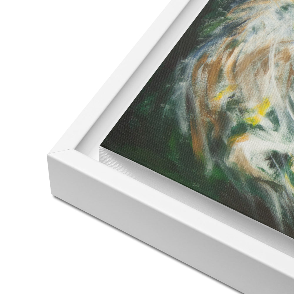 Leinwand - Grüne Löwe, Hyoun Wook Song