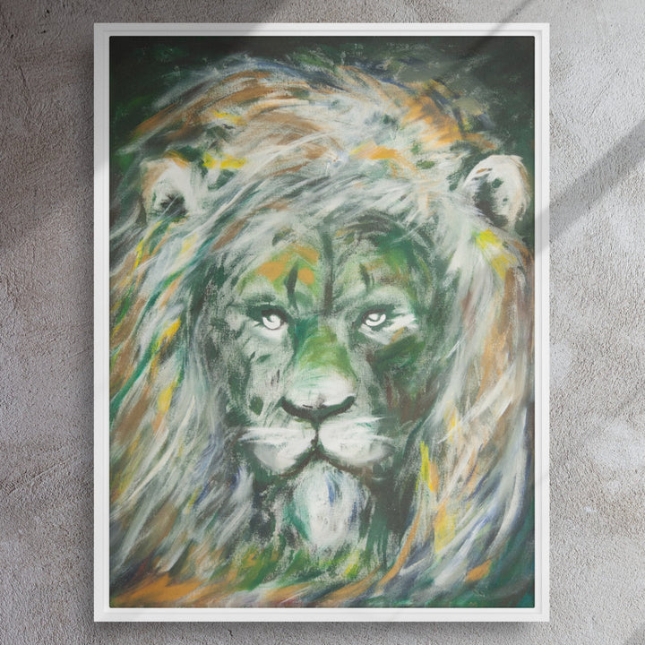 Leinwand - Grüne Löwe, Hyoun Wook Song