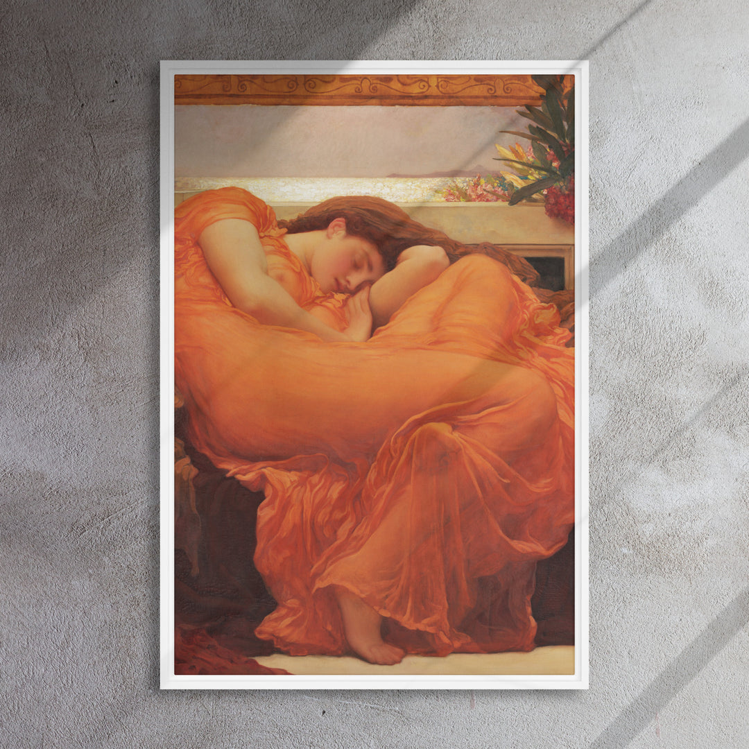 framed-canvas-_in_-white-24x36-frederic-leighton-flammender-juni-flaming-june_c82d2e6a-bfc0-4440-9a5c-91ddae8945f9