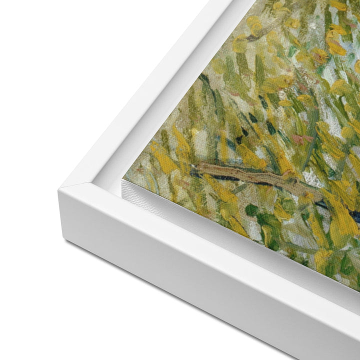 Leinwand - Van Gogh, Seineufer im Frühling an der Pont de Clichy