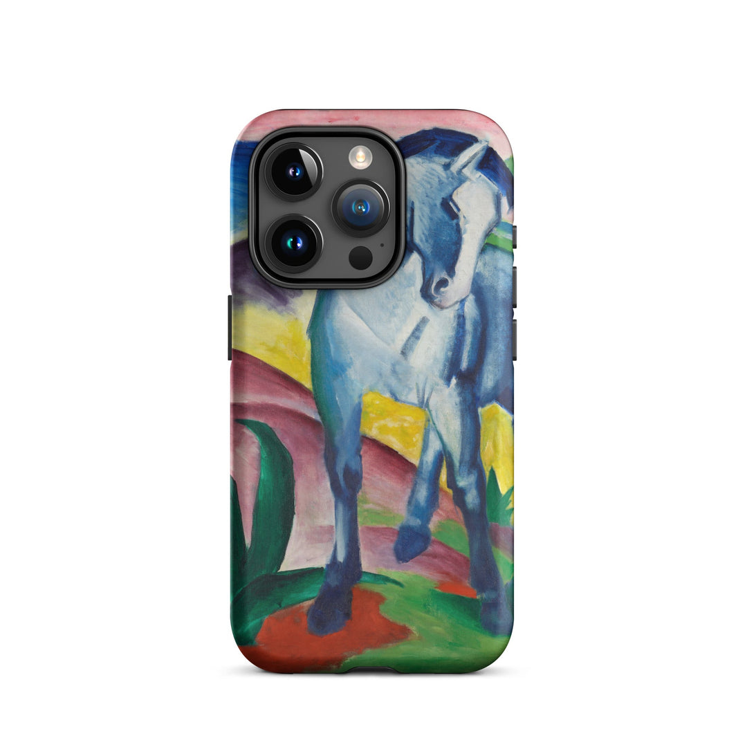 Hardcase iPhone® Handyhülle - Franz Marc, Blaues Pferd I iPhone 15 Pro artlia