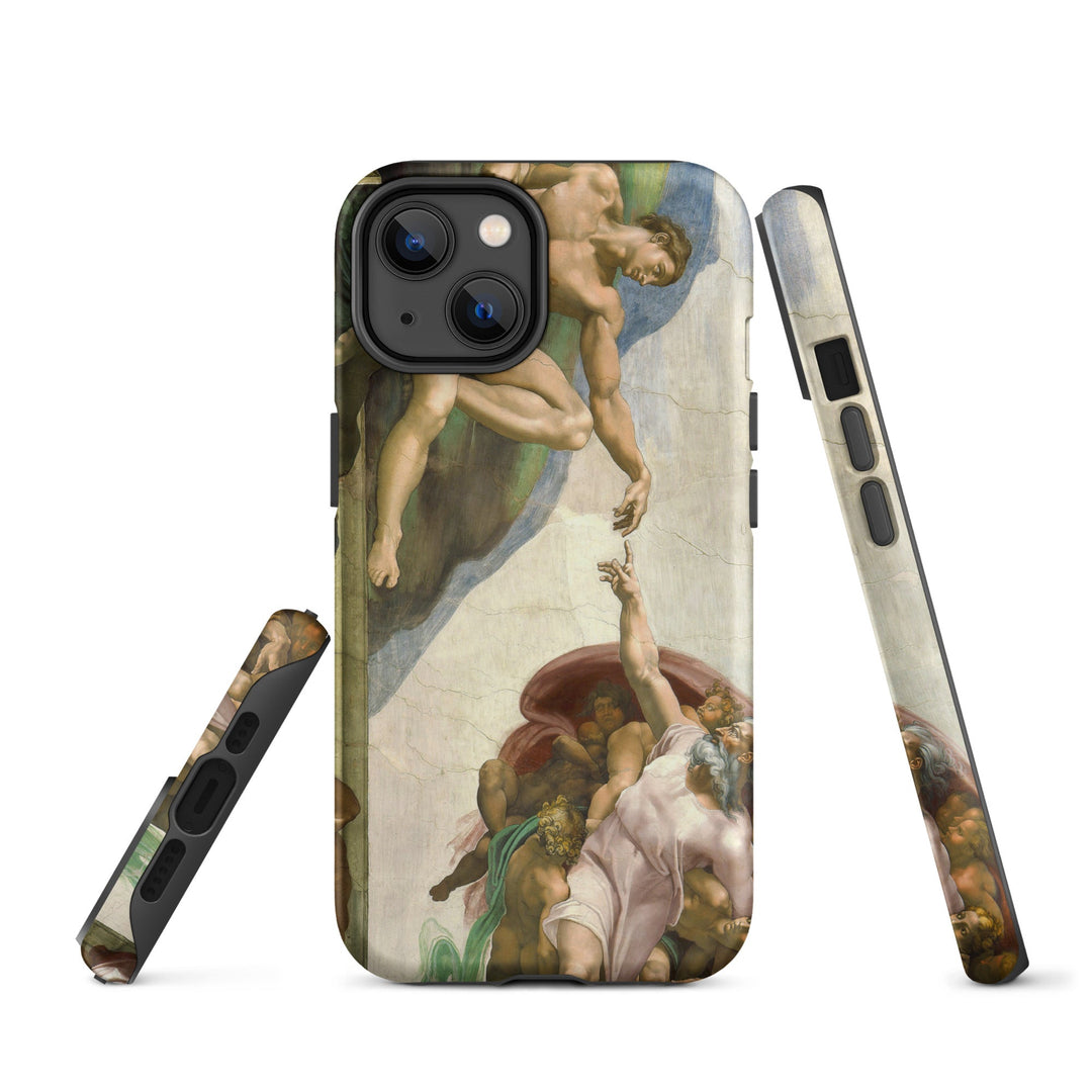 Hardcase iPhone® Handyhülle - Michelangelo, Creation of Adam Michelangelo iPhone 14 artlia