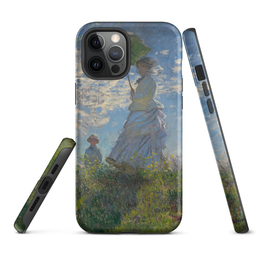 Hardcase iPhone® Handyhülle - Woman with a Parasol - Madame Monet and Her Son Claude Monet iPhone 12 Pro Max artlia