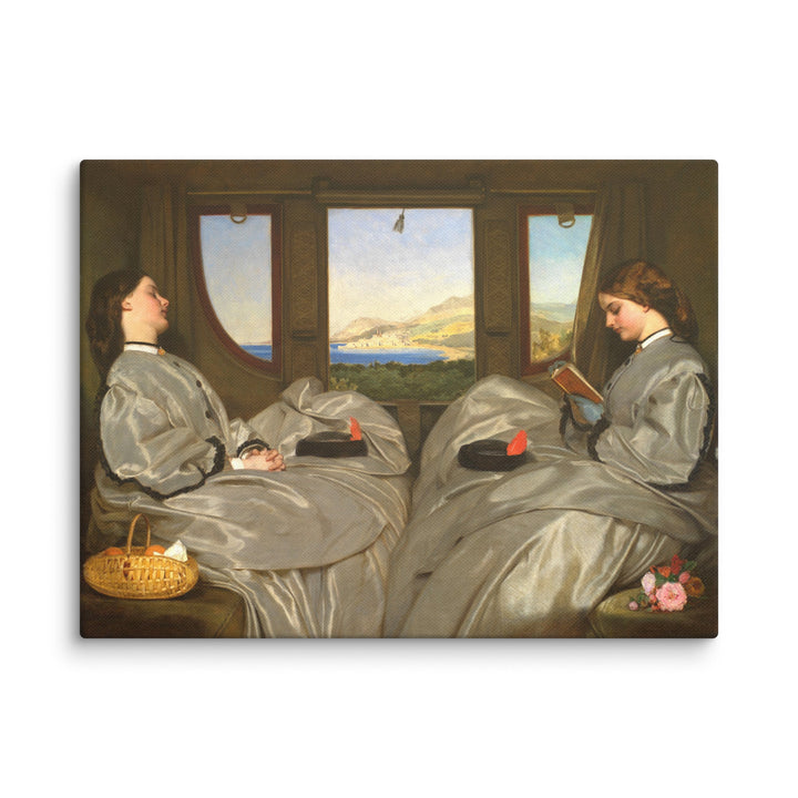 Leinwand - Augustus Leopold Egg, The Travelling Companions Augustus Leopold Egg ohne Rahmen / 31x41 cm (12″×16″) artlia