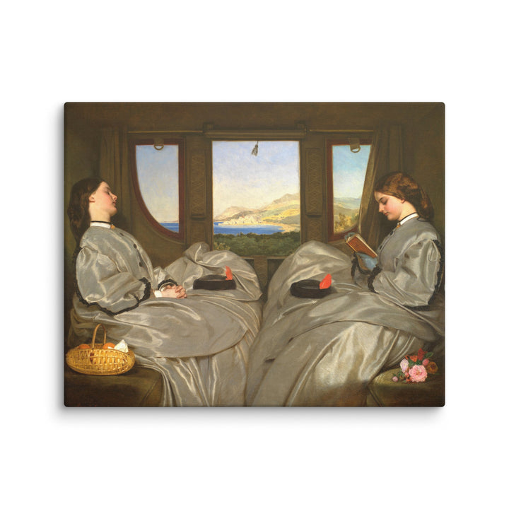 Leinwand - Augustus Leopold Egg, The Travelling Companions Augustus Leopold Egg ohne Rahmen / 41x51 cm (16″×20″) artlia