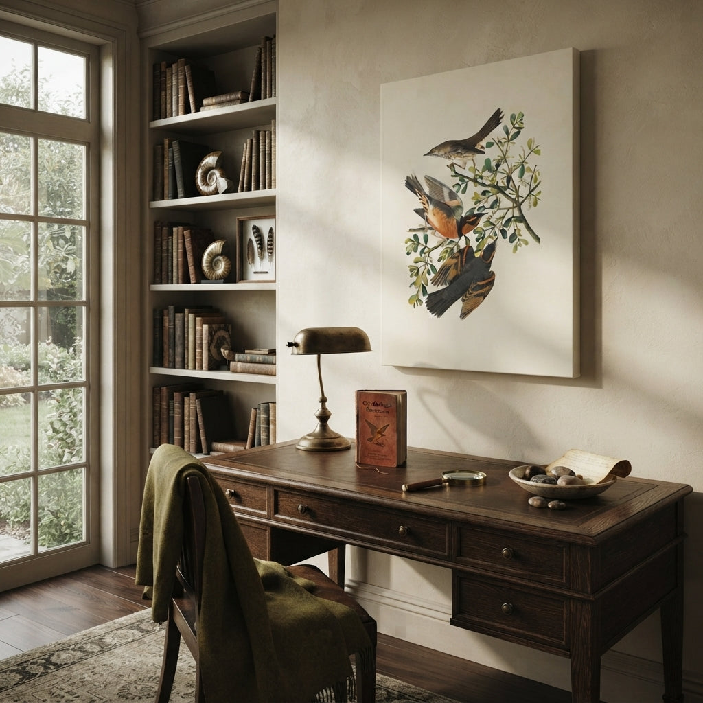 leinwand-drei-vogel-auf-asten-boston-public-library-ohne-rahmen-artlia-online-art-galeria