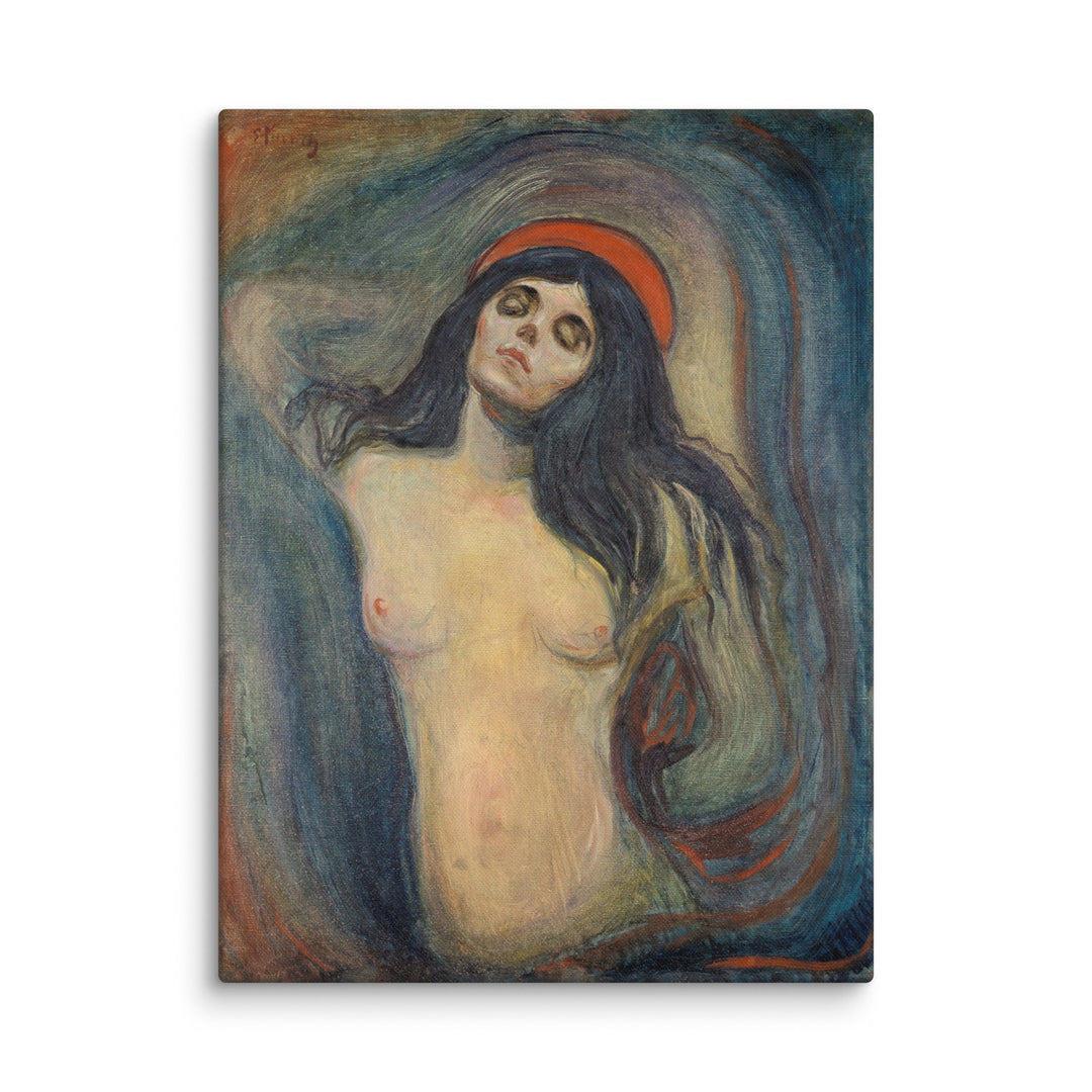 Leinwand - Edvard Munch, Madonna ohne Rahmen / 31x41 cm (12″×16″) artlia
