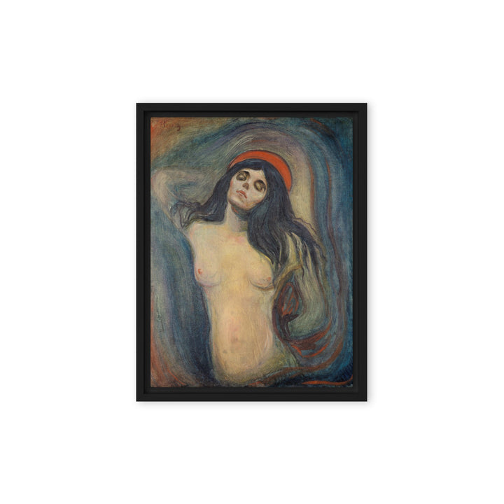 Leinwand - Edvard Munch, Madonna Schwarz / 31x41 cm (12″×16″) artlia