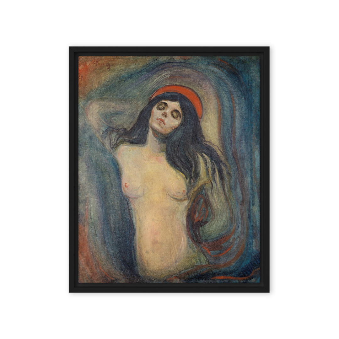Leinwand - Edvard Munch, Madonna Schwarz / 41x51 cm (16″×20″) artlia