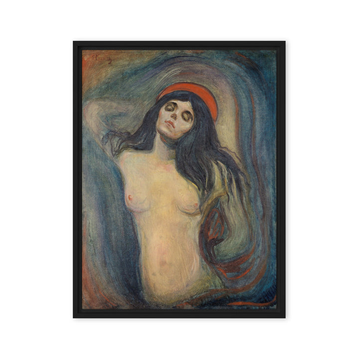 Leinwand - Edvard Munch, Madonna Schwarz / 46x61 cm (18″×24″) artlia