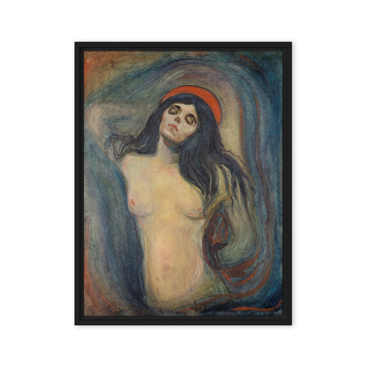 Leinwand - Edvard Munch, Madonna Schwarz / 61x81 cm (24″×32″) artlia