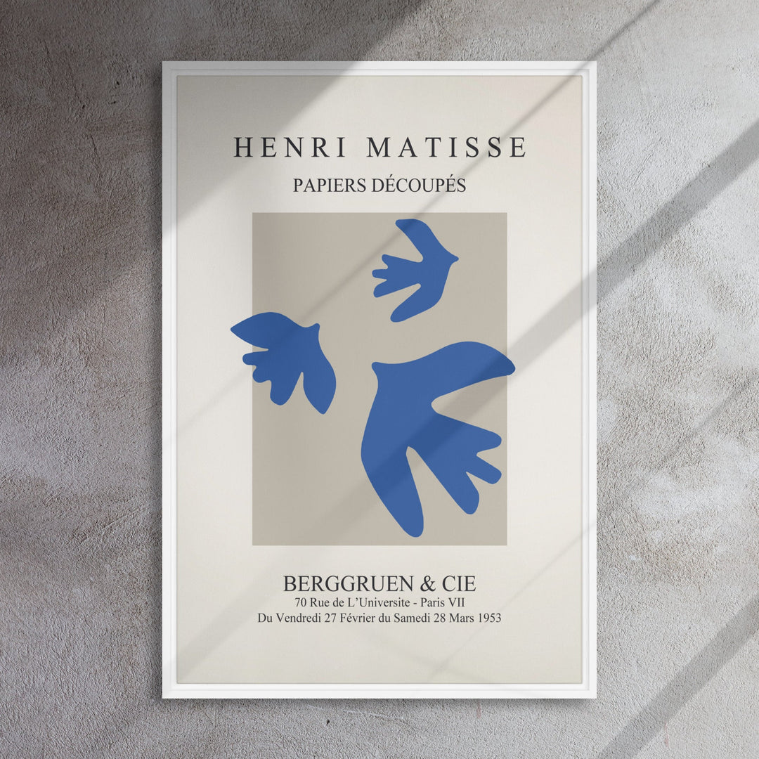 Leinwand - Henri Matisse, blaue Vögel Henri Matisse artlia