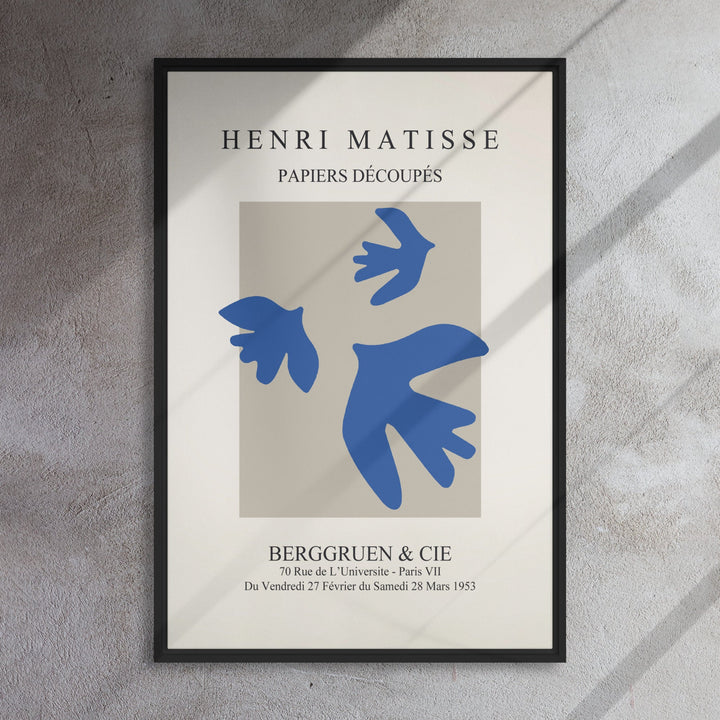 Leinwand - Henri Matisse, blaue Vögel Henri Matisse artlia