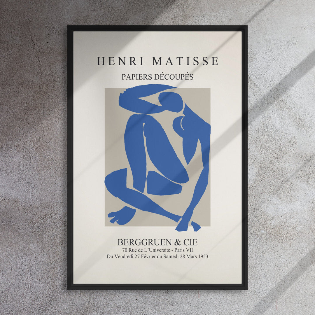 Leinwand - Henri Matisse, Papier Découpés blauer Akt Henri Matisse artlia