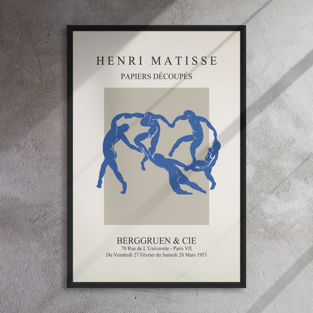 Leinwand - Henri Matisse, Papier Découpés blauer Tanz Henri Matisse artlia